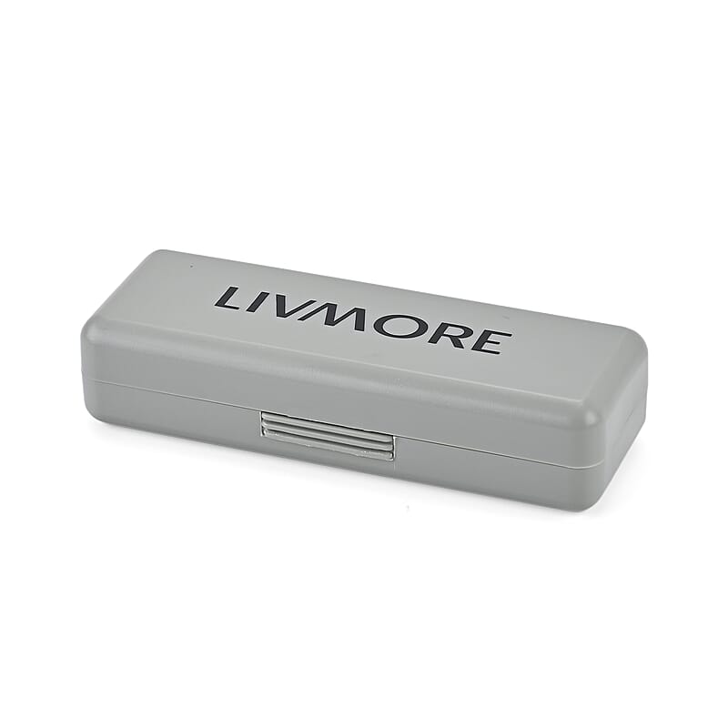Livmore Red Harmonica with Aluminum Shell