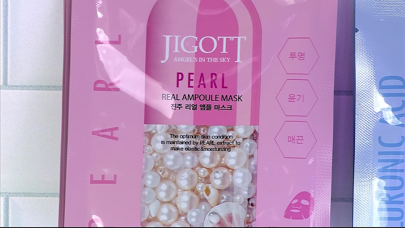 JIGOTT Real Ampoule Cotton Mask Brightening Collection- Hyalluronic Acid, Pearl, & Pomegranate (3x10 each)