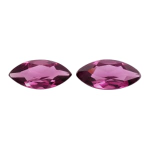 AAAA Radiant Ember Garnet Set of 2 (Mrq 8x4 mm) 1.00 ctw