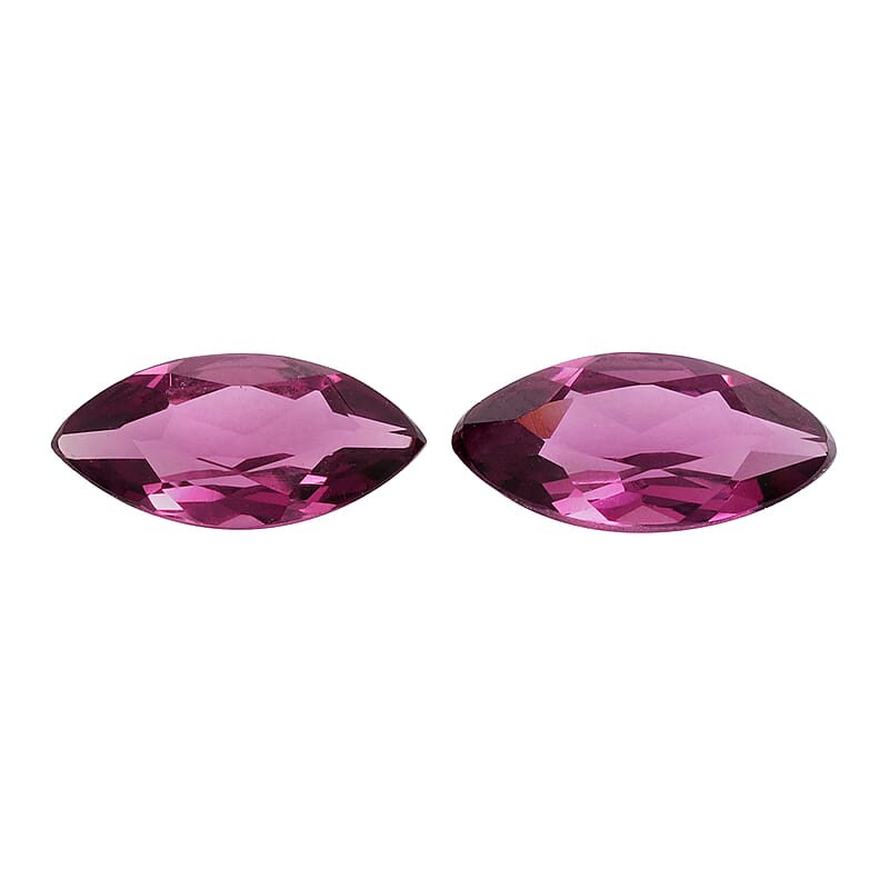 AAAA Radiant Ember Garnet Set of 2 (Mrq 8x4 mm) 1.00 ctw