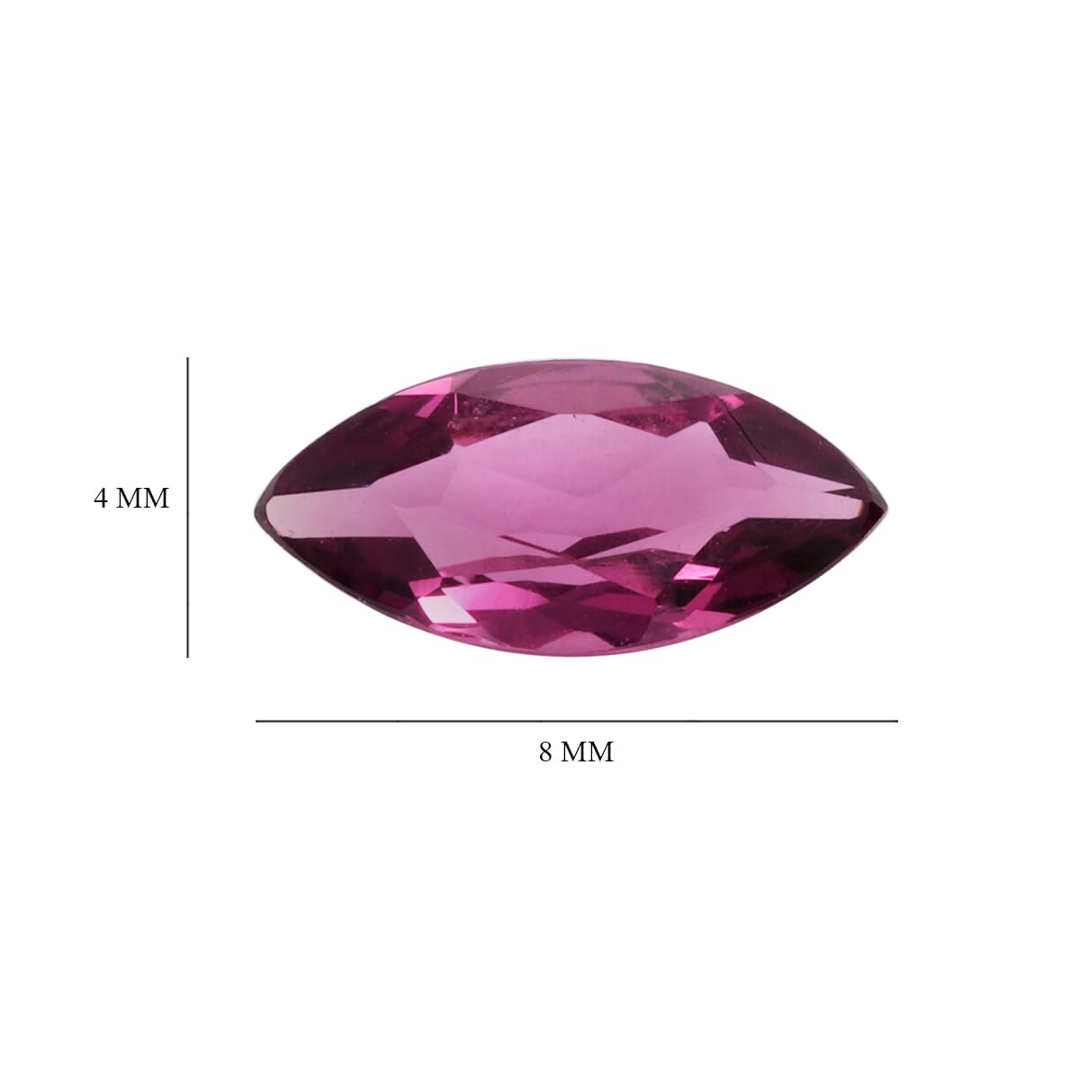 AAAA Radiant Ember Garnet Set of 2 (Mrq 8x4 mm) 1.00 ctw image number 3