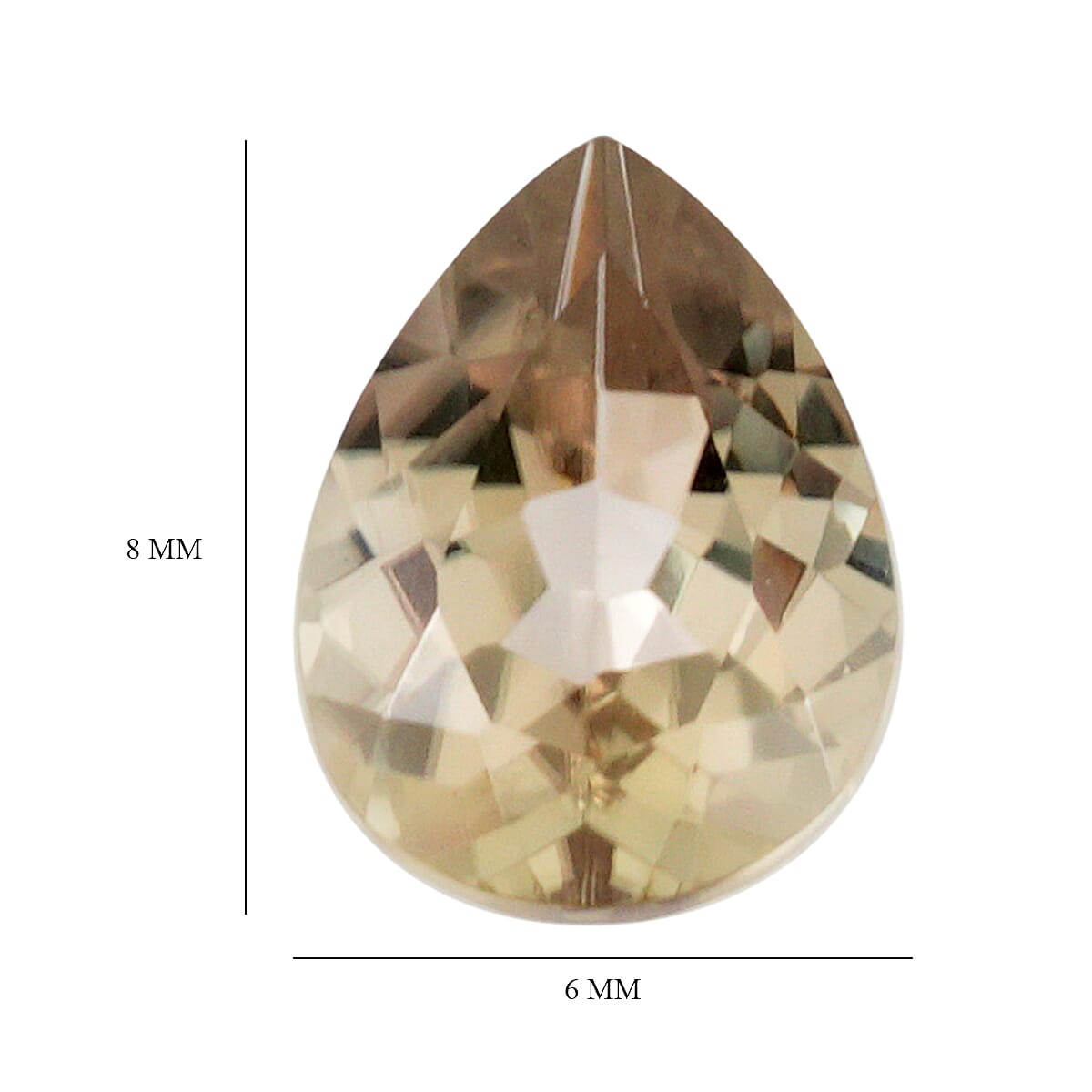 AAAA Turkizite (Pear 8x6 mm) 1.00 ctw