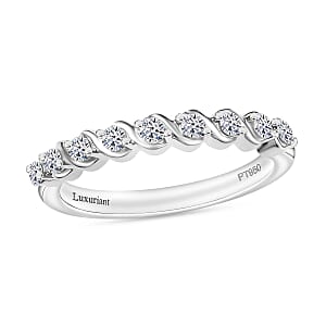 Luxuriant Lab Grown Diamond E-F VS 0.25 ctw Band Ring in 950 Platinum (Size 6.0)