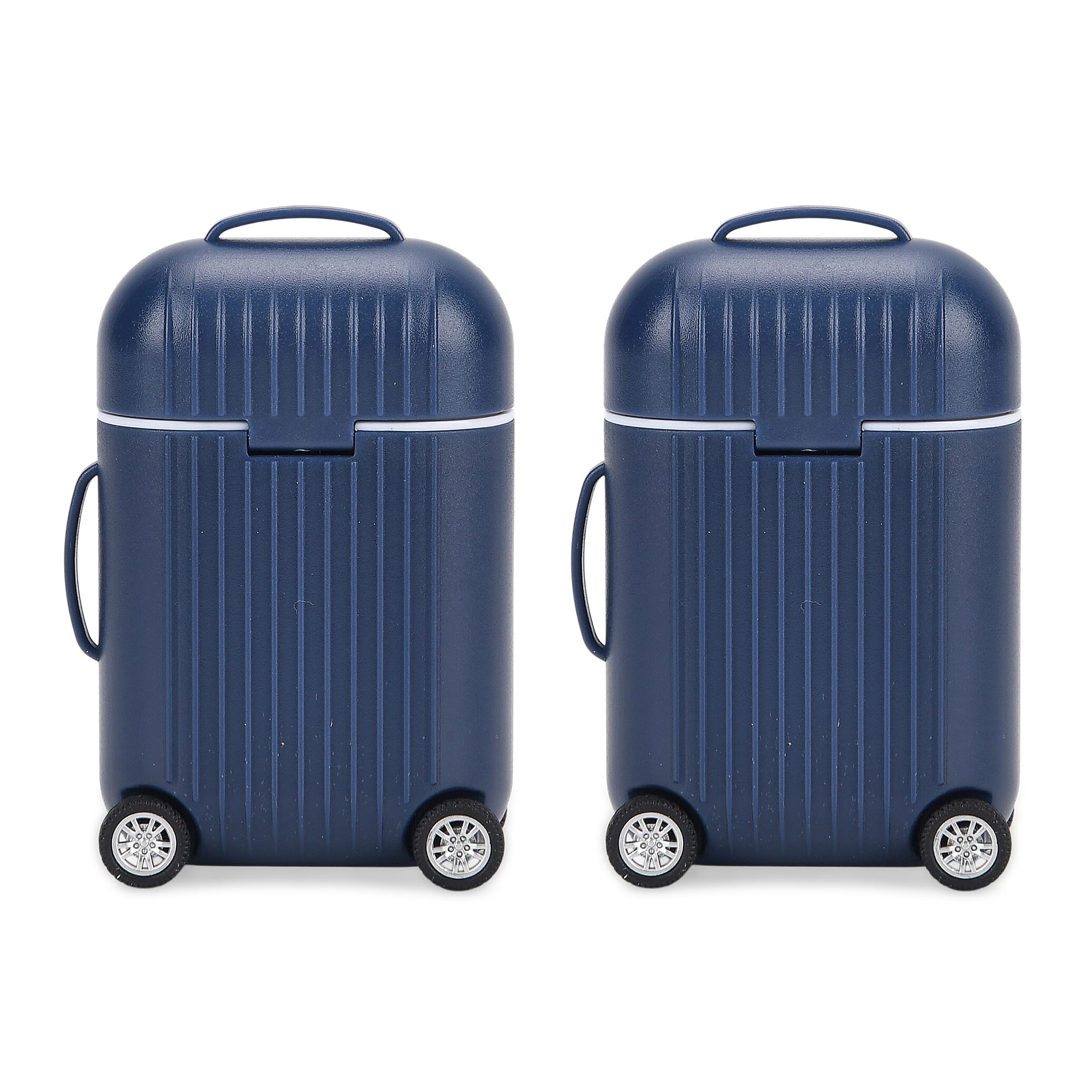 Set of 2 Compact 8pc Mini Travel Case Nail Kit - Blue