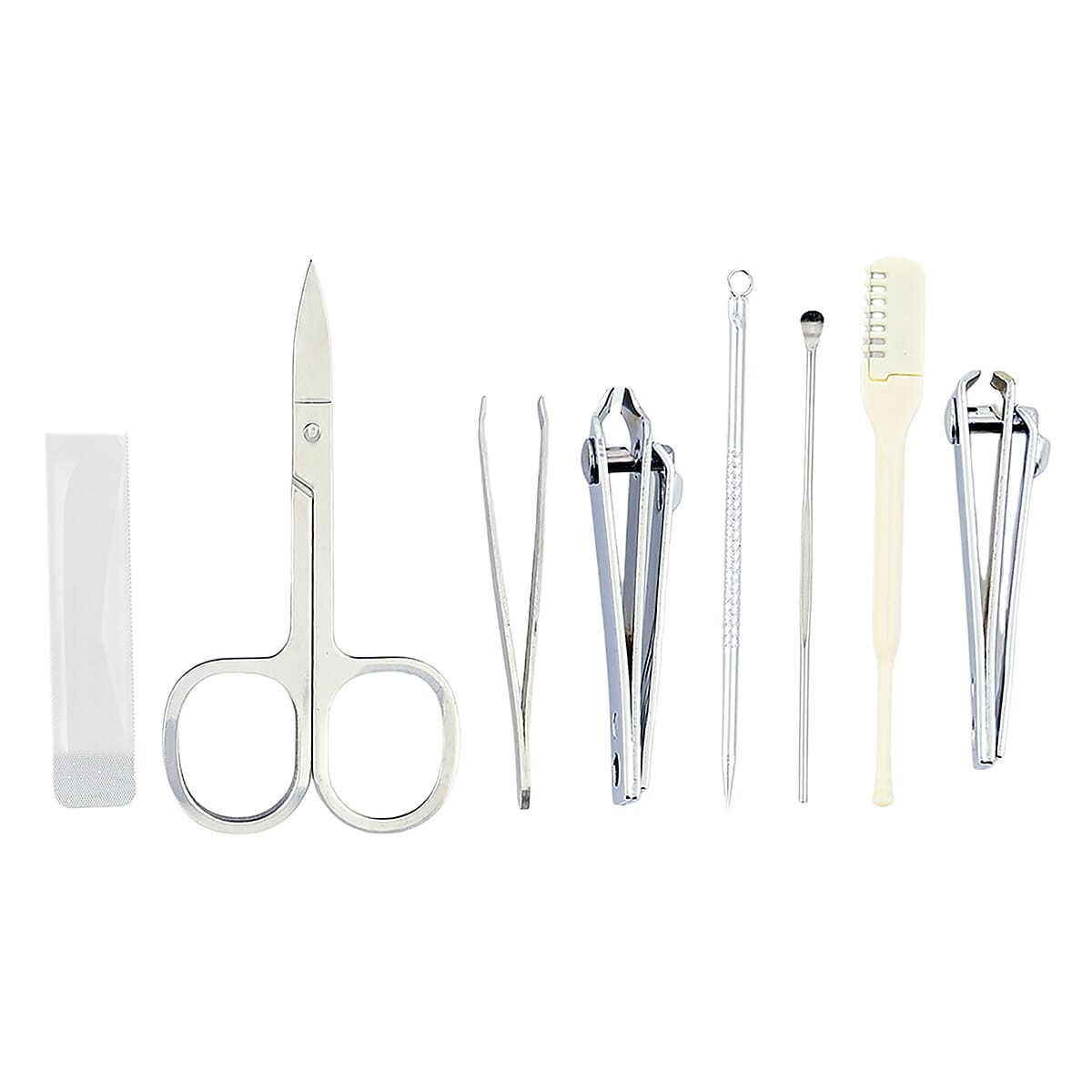 Set of 2 Compact 8pc Mini Travel Case Nail Kit - Green image number 3