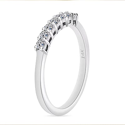 Luxuriant Lab Grown Diamond E-F VS 0.25 ctw Ring in 14K White Gold (Size 10.0)