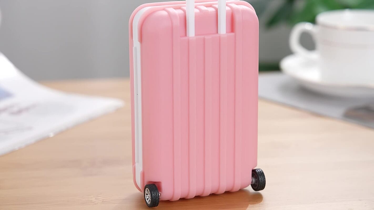 12pc Mini Travel Case Nail Kit- Pink