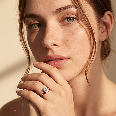 E-F VS / Rose Gold Over Sterling Silver / 10 - Product card gallery slide 2 (10178176352569)
