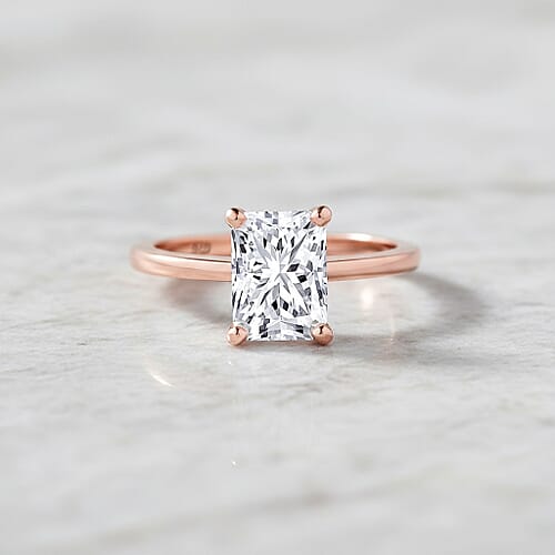 E-F VS / Rose Gold Over Sterling Silver / 10 - Product card gallery slide 2 (9433050054911)