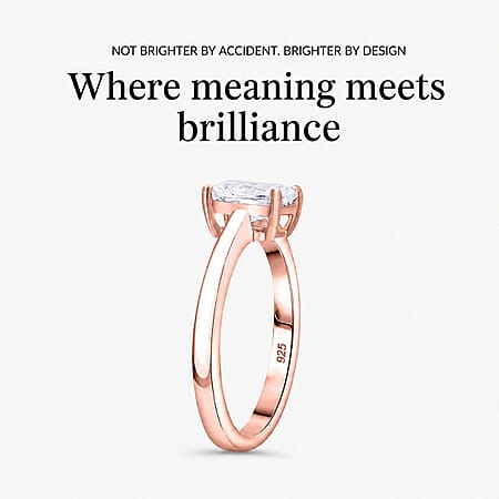 E-F VS / Rose Gold Over Sterling Silver / 10 - Product card gallery slide 3 (10178176352569)