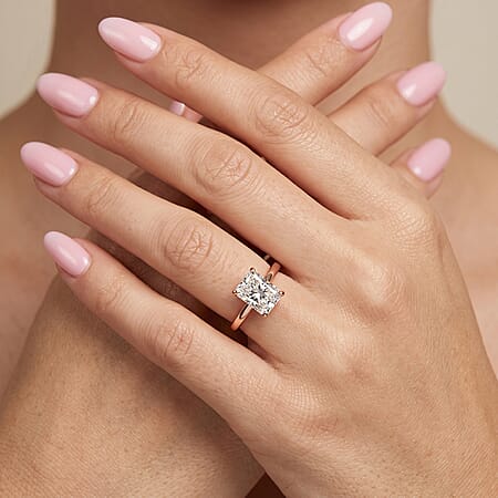 E-F VS / Rose Gold Over Sterling Silver / 10 - Product card gallery slide 4 (10178176352569)