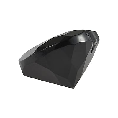 AA Black Obsidian (Hrt 6 mm) 0.63 ctw Loose Gemstone