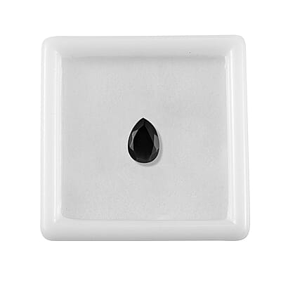 AA Black Obsidian (Pear 9x6 mm) 0.93 ctw Loose Gemstone