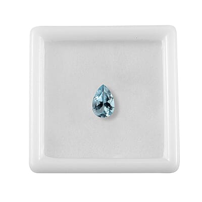 Blue Topaz (Pear 9x6 mm) 1.30 ctw Loose Gemstone