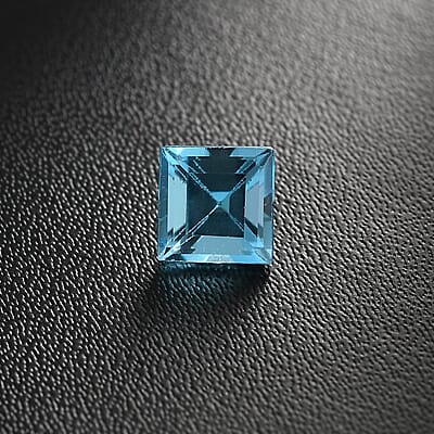AA Blue Topaz (Sqr 6 mm) 1.33 ctw Loose Gemstone