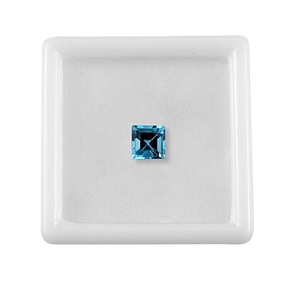 AA Blue Topaz (Sqr 6 mm) 1.33 ctw Loose Gemstone