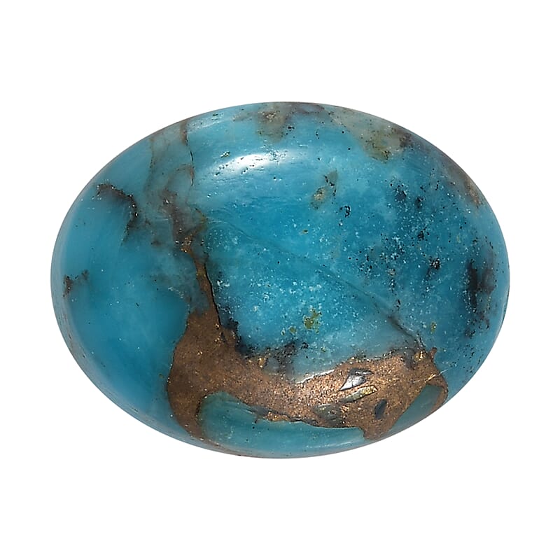Mojave Blue Turquoise (Ovl 9x7 mm) 1.84 ctw Loose Gemstone
