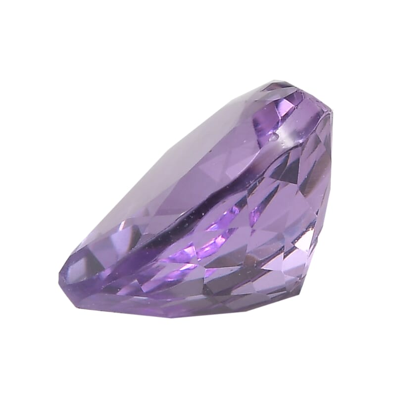 Bolivian Amethyst (Hrt 8 mm) 1.40 ctw Loose Gemstone