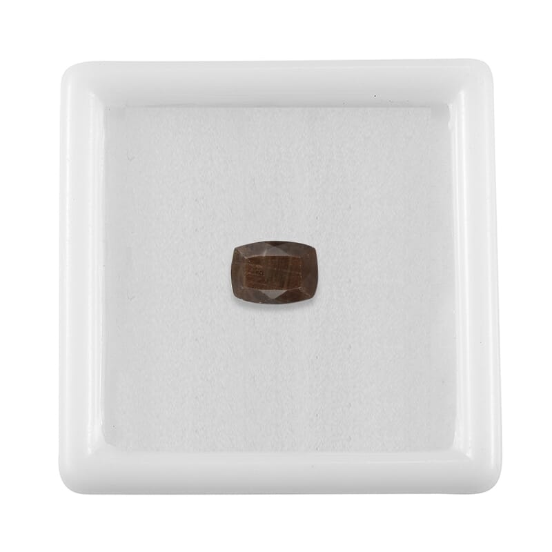 Chocolate Sapphire (Cush 7x5 mm) 1.08 ctw Loose Gemstone