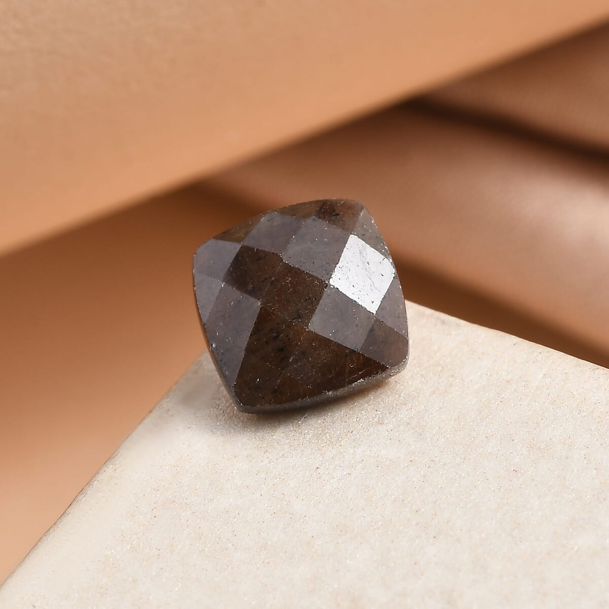 Chocolate Sapphire (Cush 7x7 mm) 2.06 ctw image number 1