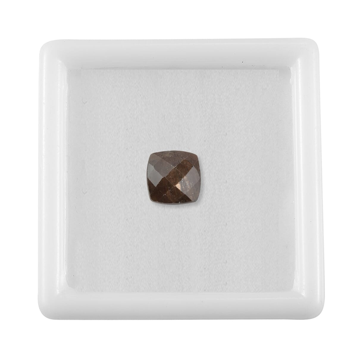 Chocolate Sapphire (Cush 7x7 mm) 2.06 ctw image number 3