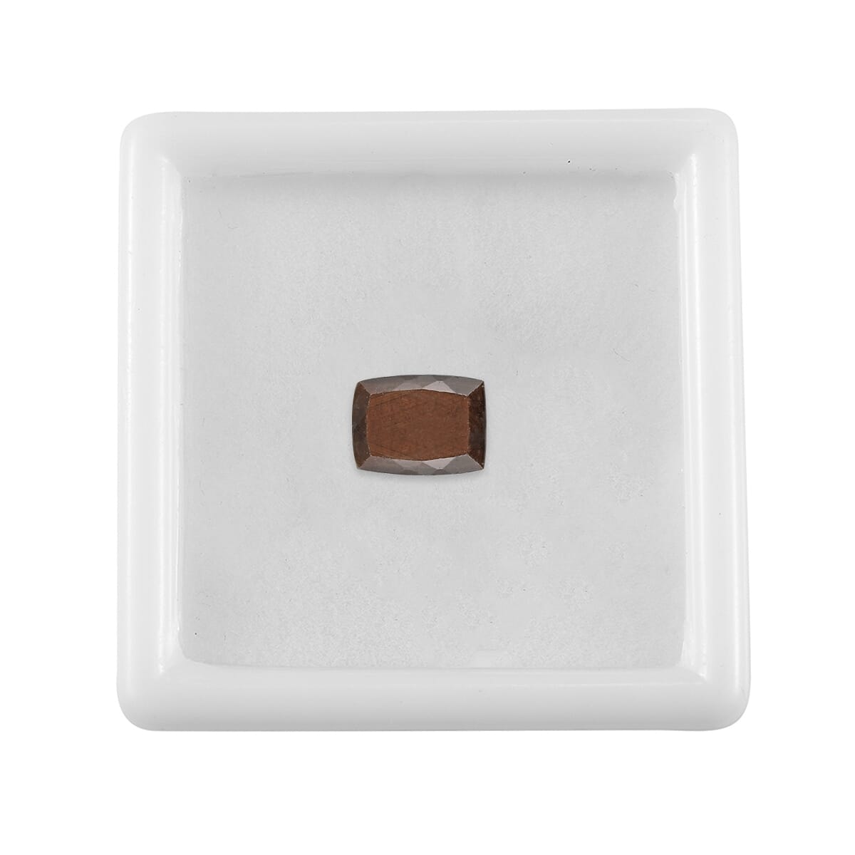 Chocolate Sapphire (Cush 8x6 mm) 1.77 ctw image number 3
