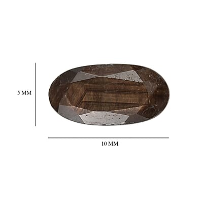 Chocolate Sapphire (Ovl 10x5 mm) 1.60 ctw Loose Gemstone