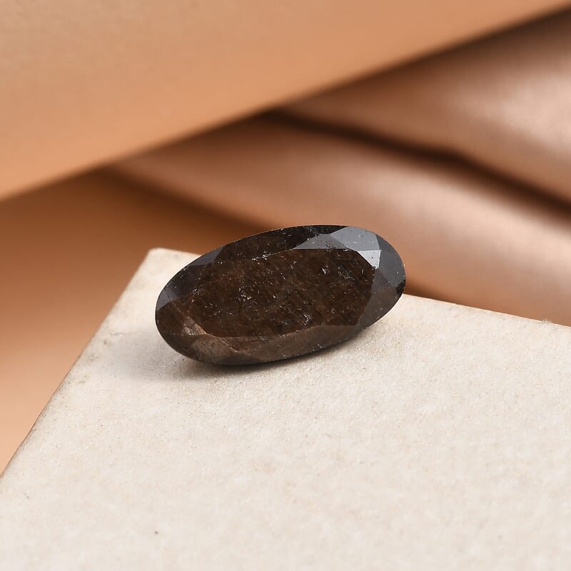 Chocolate Sapphire (Ovl 12x6 mm) 2.77 ctw Loose Gemstone