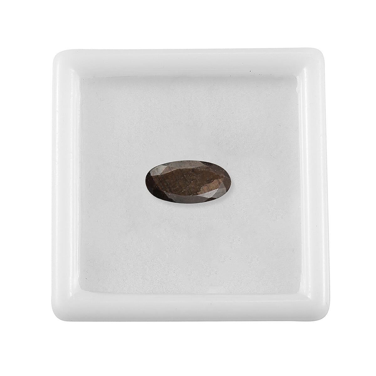 Chocolate Sapphire (Ovl 12x6 mm) 2.77 ctw Loose Gemstone image number 3