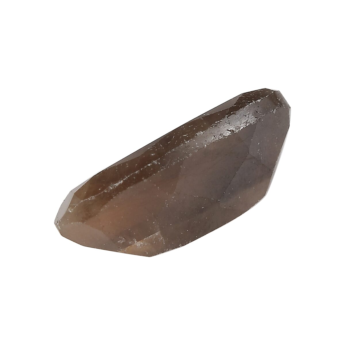 Chocolate Sapphire (Ovl 14x7 mm) 4.17 ctw Loose Gemstone image number 2