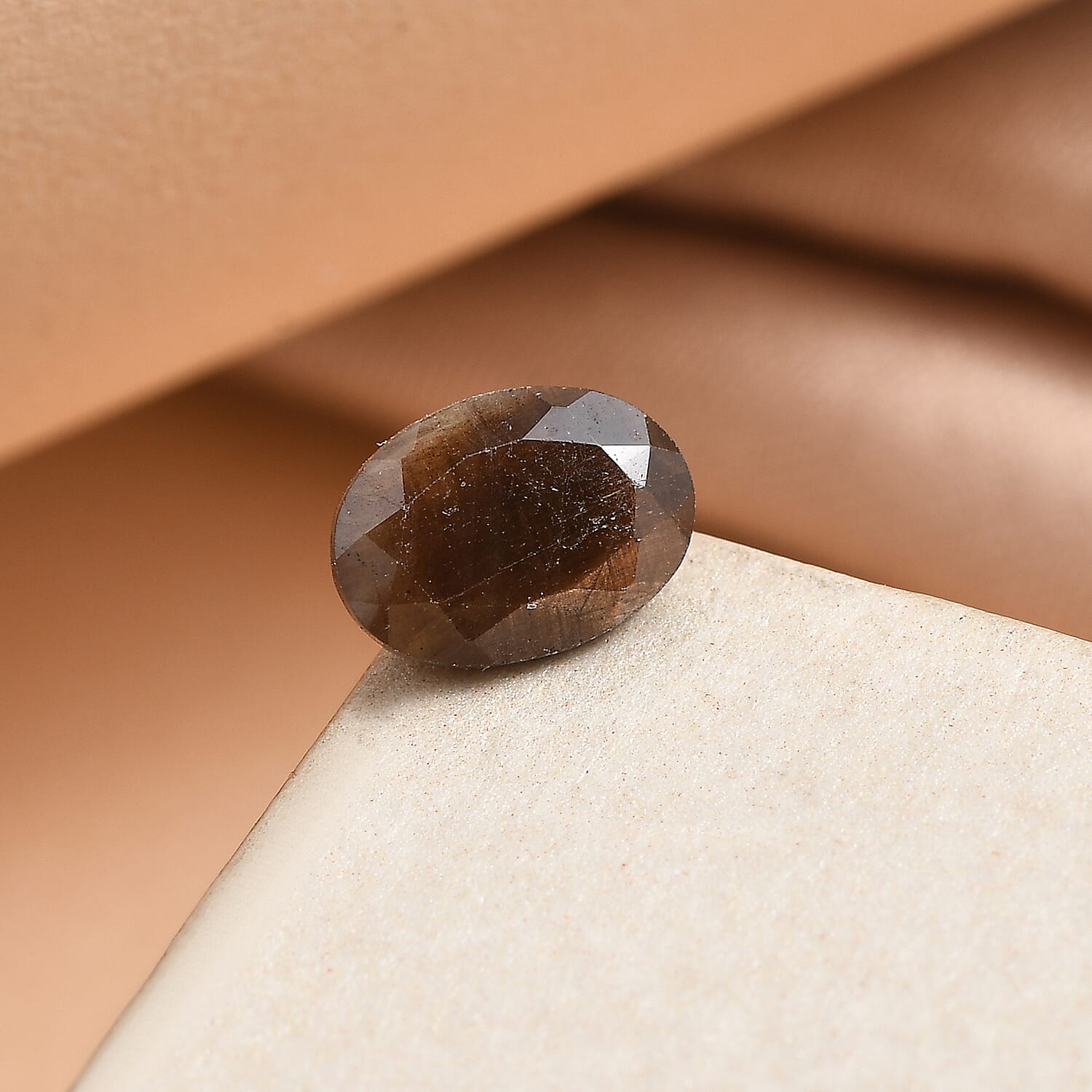 Chocolate Sapphire (Ovl 7x5 mm) 1.04 ctw Loose Gemstone