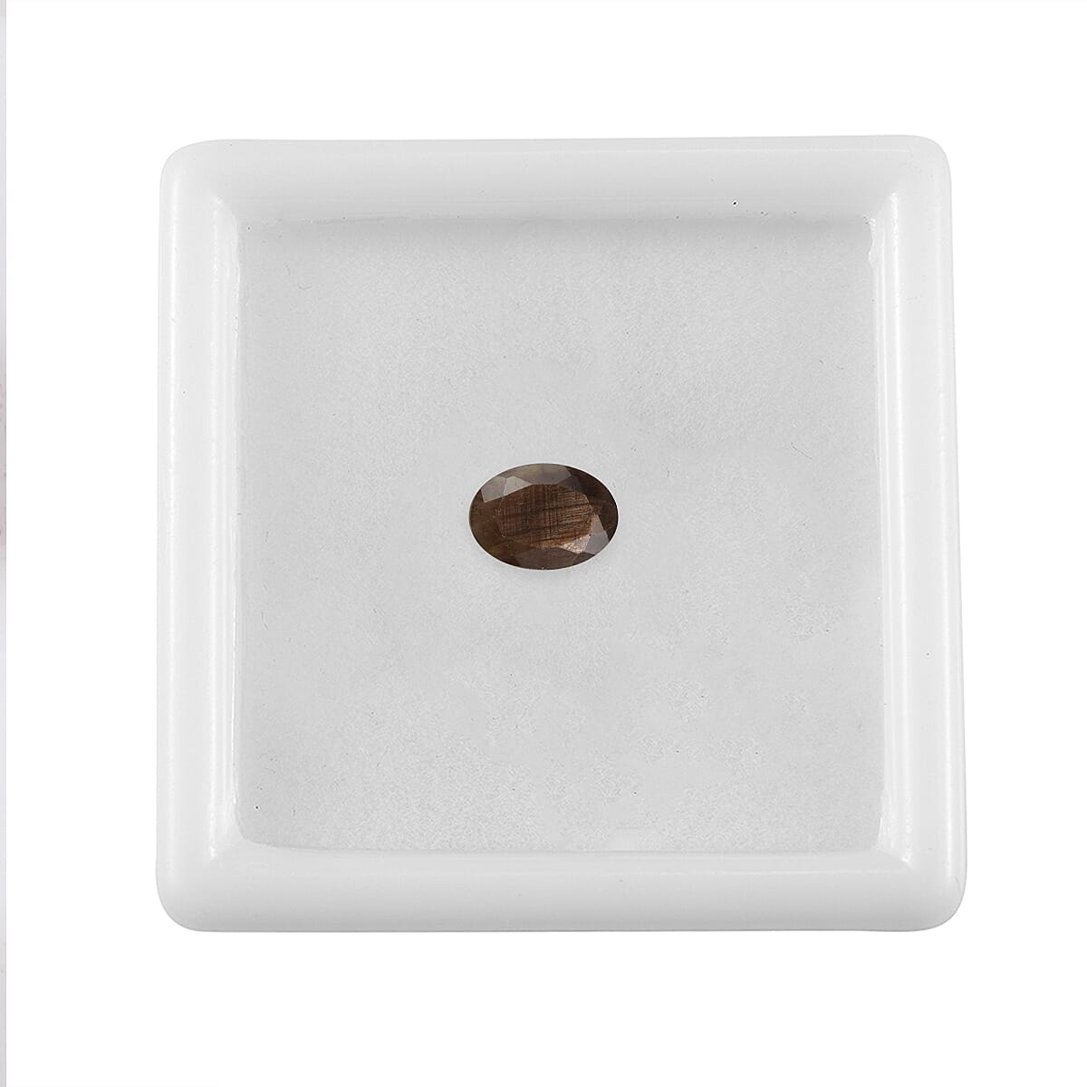 Chocolate Sapphire (Ovl 7x5 mm) 1.04 ctw Loose Gemstone