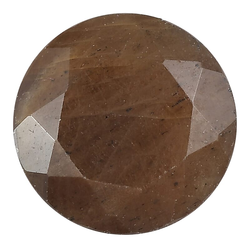 Chocolate Sapphire (Rnd 8 mm) 2.34 ctw Loose Gemstone
