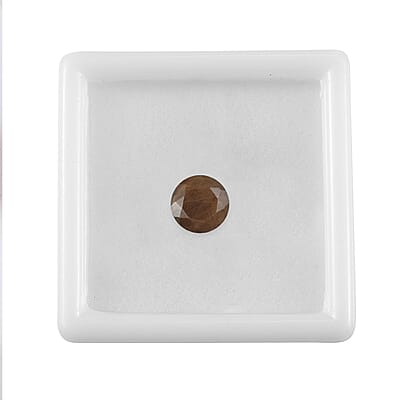 Chocolate Sapphire (Rnd 8 mm) 2.34 ctw Loose Gemstone
