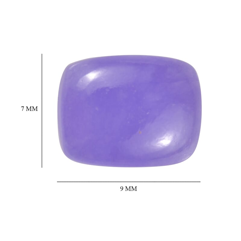 Purple Jade (D) (Cush 9x7 mm) 2.07 ctw Loose Gemstone