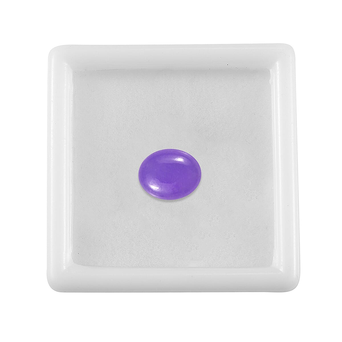 Purple Jade (D) (Ovl 10x8 mm) 2.75 ctw Loose Gemstone image number 3