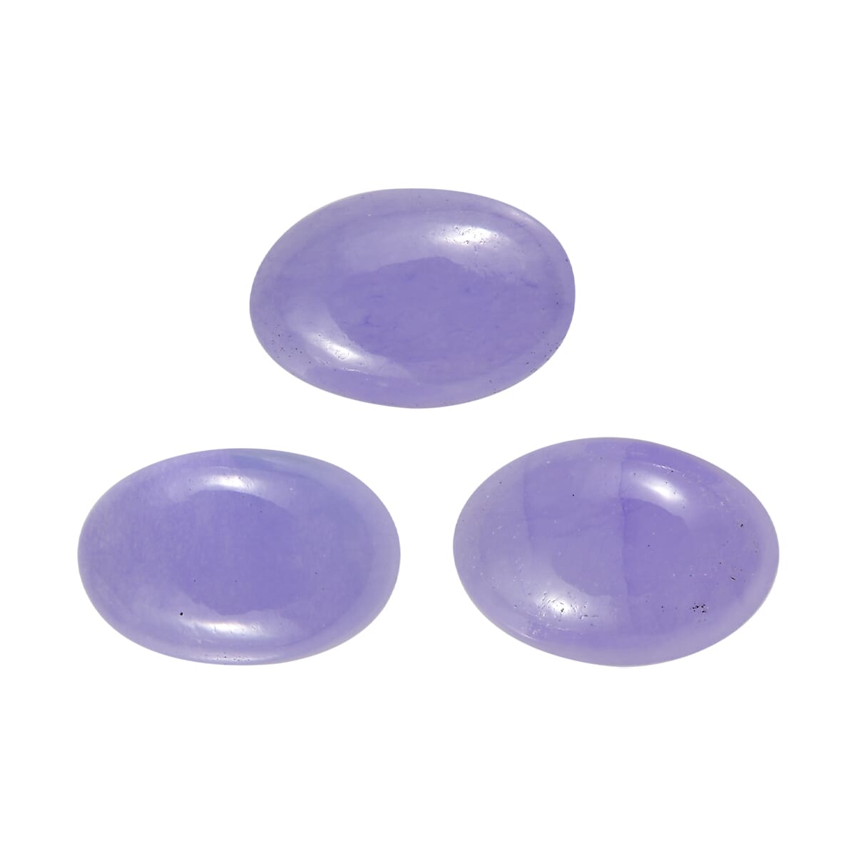 Purple Jade (D) Set of 3 (Ovl 6x4 mm) 1.65 ctw Loose Gemstone image number 0
