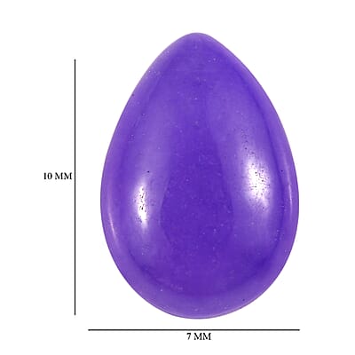 AA Purple Jade (D) (Pear 10x7 mm) 2.04 ctw Loose Gemstone