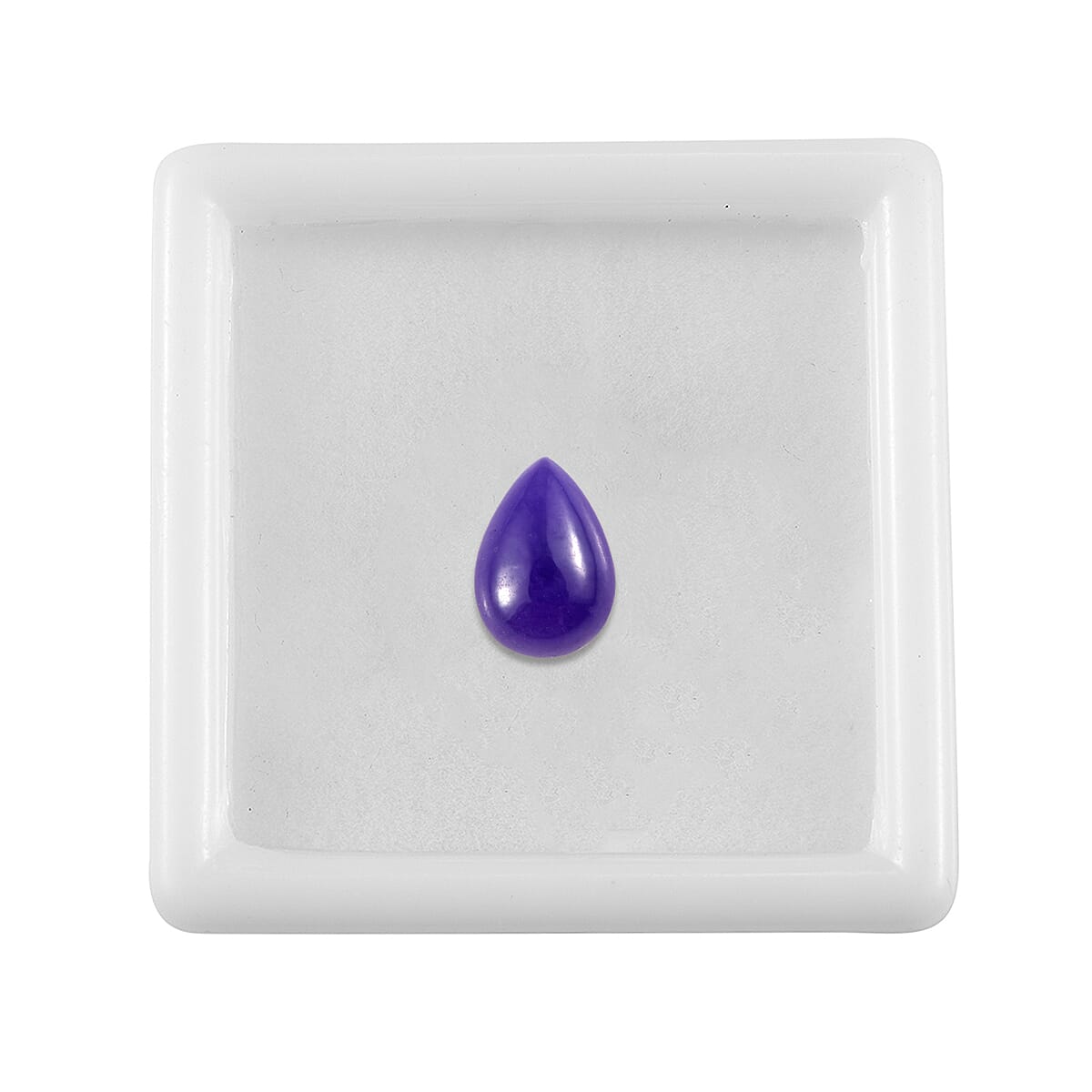 AAA Purple Jade (D) (Pear 10x7 mm) 2.06 ctw Loose Gemstone image number 3
