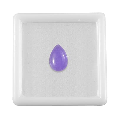 Purple Jade (D) (Pear 9x6 mm) 1.61 ctw Loose Gemstone