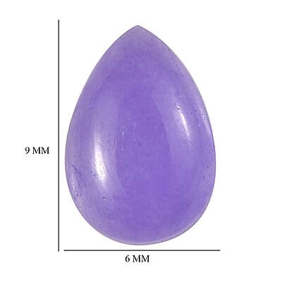 Purple Jade (D) (Pear 9x6 mm) 1.61 ctw Loose Gemstone