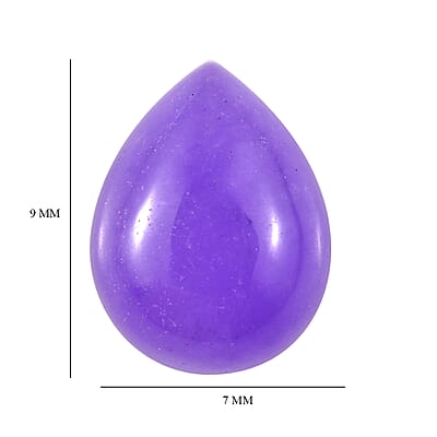 AA Purple Jade (D) (Pear 9x7 mm) 1.98 ctw Loose Gemstone