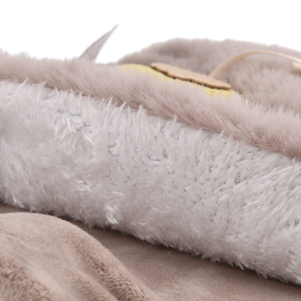 Beige 2L Hot Water Bag with Rabbit Faux Fur Cover image number 5