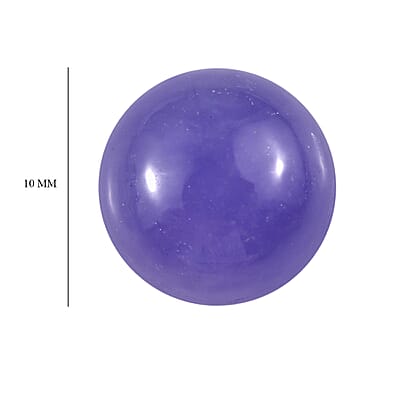 AAA Purple Jade (D) (Rnd 10 mm) 4.50 ctw Loose Gemstone