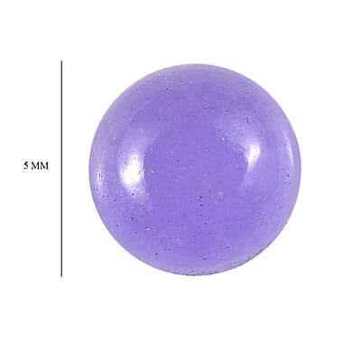 Purple Jade (D) (Rnd 5 mm) 0.63 ctw Loose Gemstone