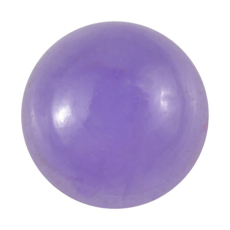 Purple Jade (D) (Rnd 6 mm) 0.97 ctw Loose Gemstone