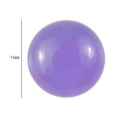 Purple Jade (D) (Rnd 7 mm) 1.58 ctw Loose Gemstone
