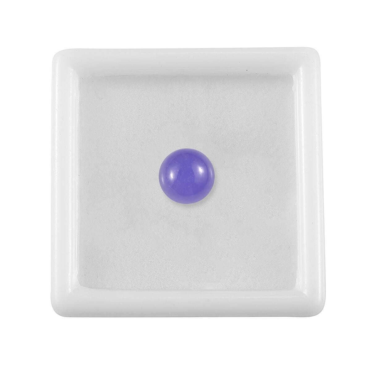 AAA Purple Jade (D) (Rnd 8 mm) 2.40 ctw Loose Gemstone