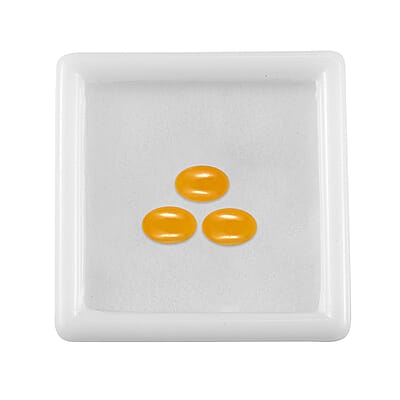 AA Yellow Jade (D) Set of 3 (Ovl 6x4 mm) 1.71 ctw Loose Gemstone