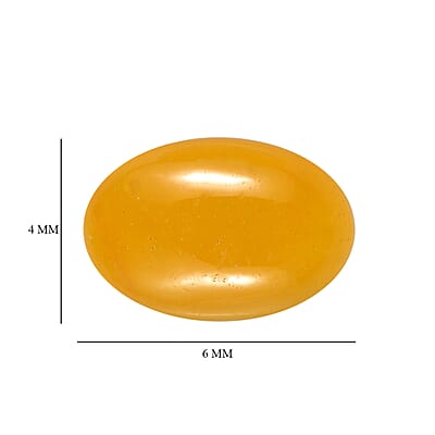 AA Yellow Jade (D) Set of 3 (Ovl 6x4 mm) 1.71 ctw Loose Gemstone